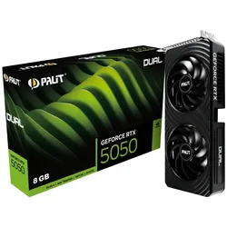 PALIT GeForce RTX 5050 Dual 8GB GDDR6 Grafikkarte HDMI/DP