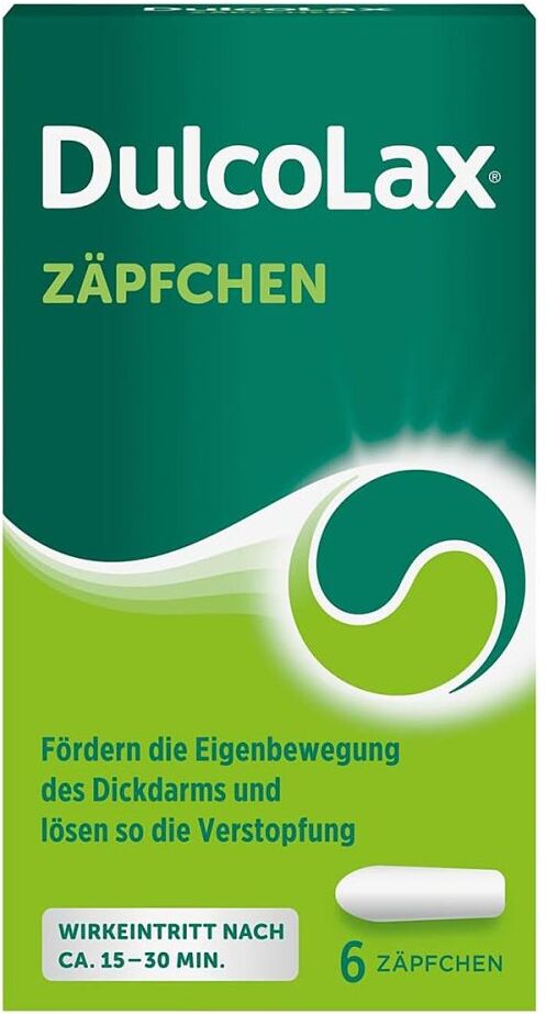 Dulcolax Zäpfchen Abführmittel bei Verstopfung mit Bisacodyl