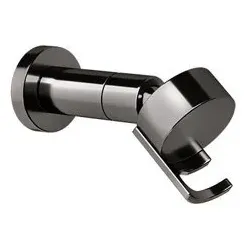 Gessi HI-FI, Verstellbarer Wand-Brausehalter zur Kombination mit Artikel 63099 oder 63199, 63057706, Farbe: Metall Schwarz PVD