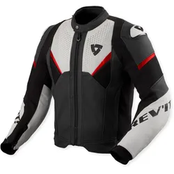 Revit Automate, Lederjacke - Schwarz/Weiß - 46