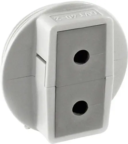 Icotek QVT 40/2 Kabeldurchführung teilbar Polycarbonat Grau 1St.