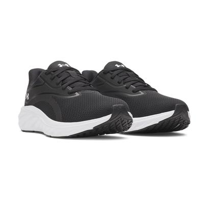 Laufschuh UNDER ARMOUR "UA ASCEND", Herren, Gr. 42, schwarz, schwarz, weiß, Synthetik, Textil, Schuhe Laufschuh