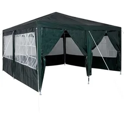 vidaXL Party-Zelt Grün 400 x 400 x 266 cm Polyethylen