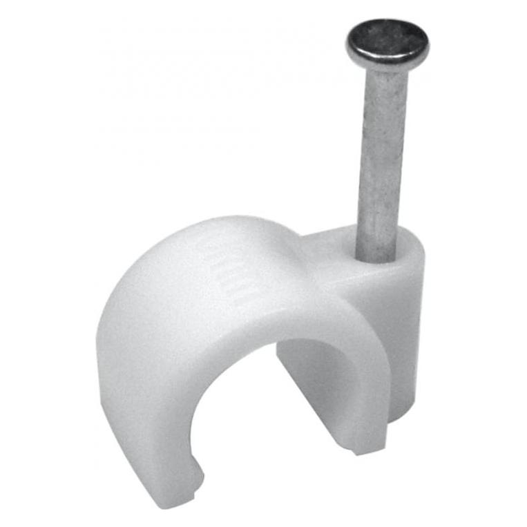 Cables Direct CDL 50 Pack of 10mm Cable Clips (CLIP02-10-50)