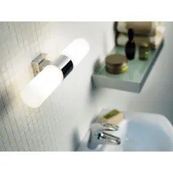 LED Spiegelleuchte Badezimmer Chrom warmweißes Licht