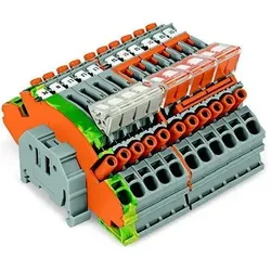 Wago Klemme-Bl. f. Strom-u. 2007-8873 Spannungswandlersch., Elektronikzubehör + Gehäuse, Mehrfarbig
