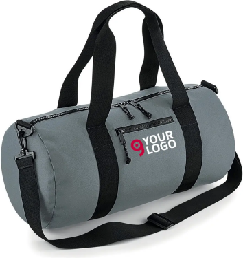 Barrel Bag riciclata 20L 100% poliestere con dettagli rifrangenti Personalizzate o neutre Bag Base