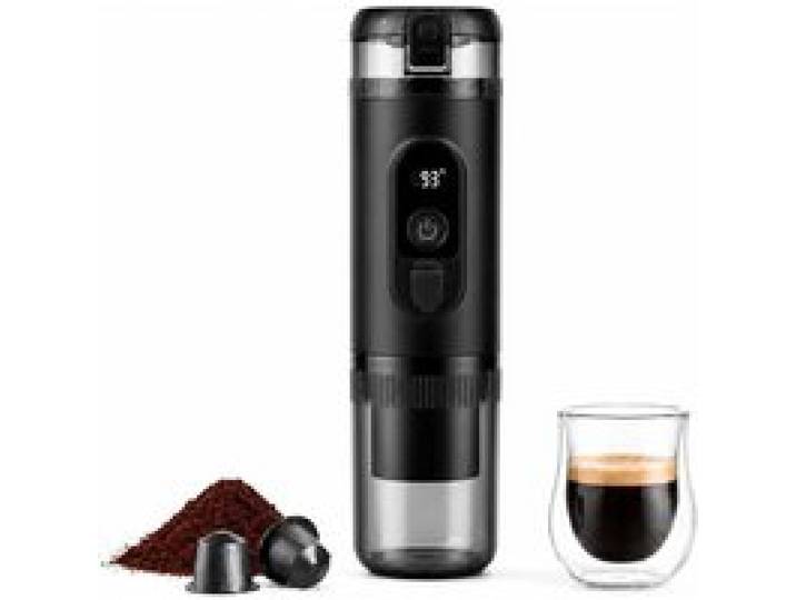 Machine À Café Portable Cafetière Expresso 2 En 1 Rechargeable Auto-Chauffante Compatible Ns Et Café Moulu Mini Machine À Café