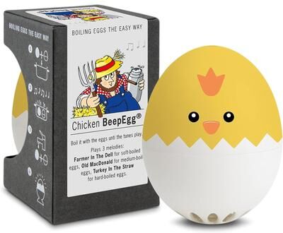 "Brainstream Beepegg Egg Timer Singing Floating Egg Timer - 2.13""W x 2.17""H"
