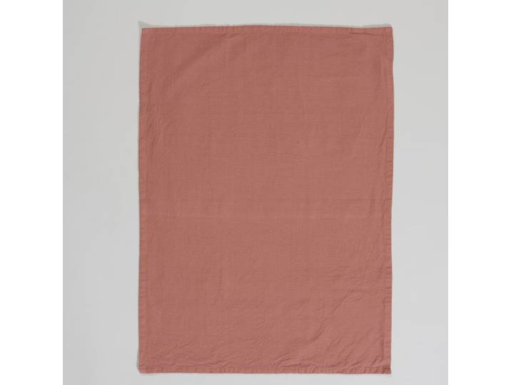 Terrakottafarbenes Baumwoll-Geschirrtuch 50x70