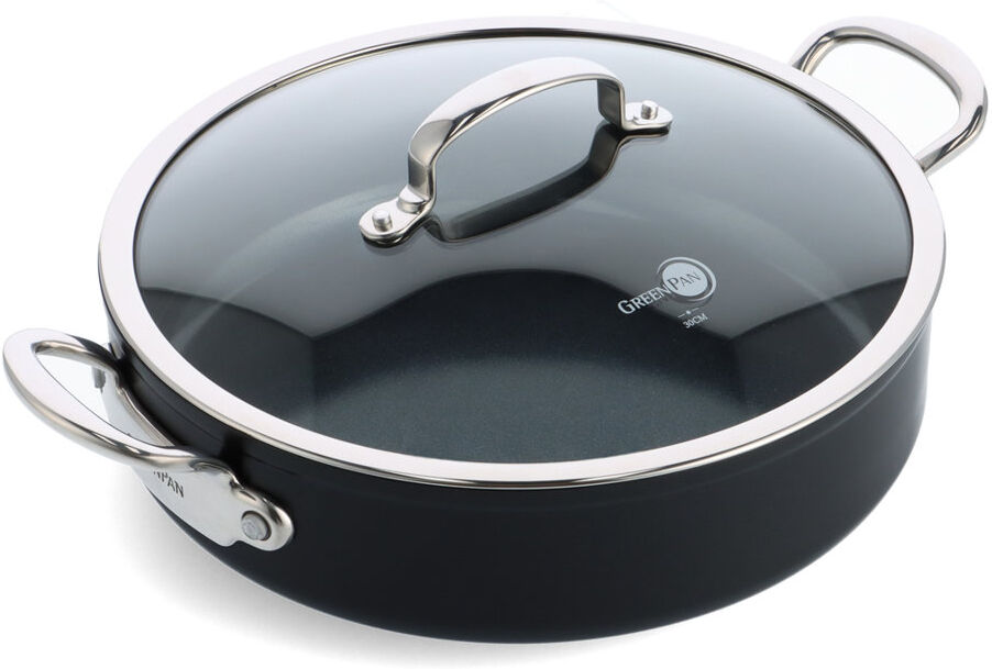 GreenPan Barcelona Pro PFAS Free Non Stick Skillet 30cm Black 30cm