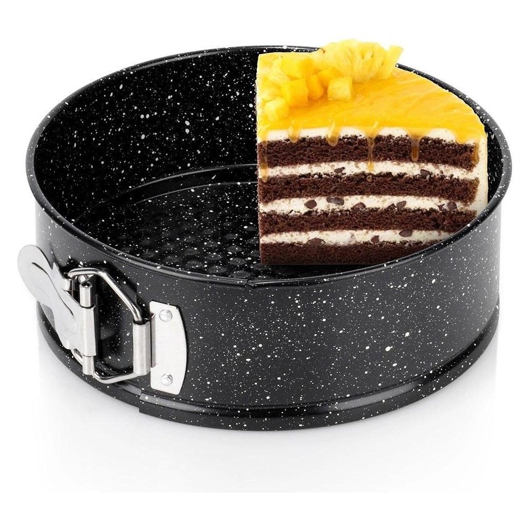 Vilde Tortownica Rozpinana 18 cm Stal Węglowa Granitowa Nieprzywierająca (18 cm) (65526619)