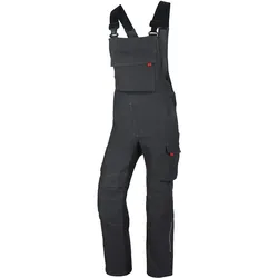 Schweißer Latzhose Kl. 2 "2611-835" Welder's Comfort anthrazit - 60 - grau