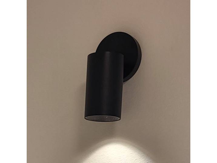 SpotOn Circle1 Plafonnier/Applique Murale Noir - Antidark - Salon / séjour - Aluminium