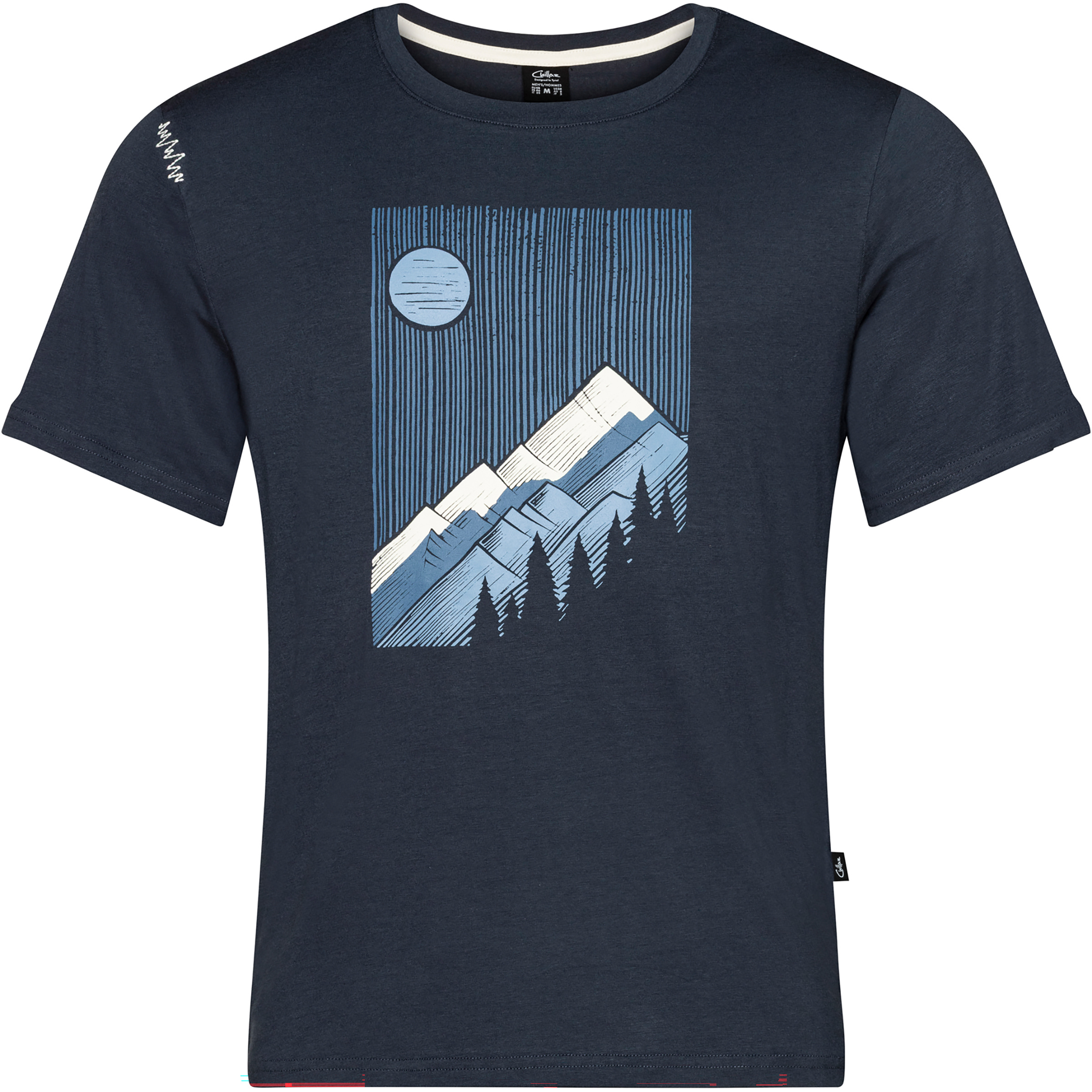 Chillaz Bozen Sunny Mountains Herren T-Shirts schwarz Größe M Alpinklettern | Sportklettern | Bouldern Hautfreundlich