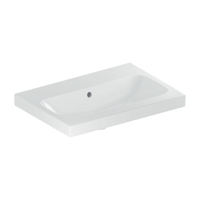 Geberit iCon light Waschtisch 501841003 60x42cm, ohne Hahnloch, mit Überlauf, weiß