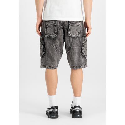 Shorts ALPHA INDUSTRIES "Canvas Acid Shorts", Herren, Gr. 30, Normalgrößen, schwarz, Obermaterial: 100% Baumwolle, Hosen Shorts