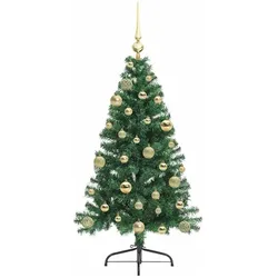 vidaXL, Weihnachtsbaum, Robin (mit 61 goldenen Kugeln) (120 cm)