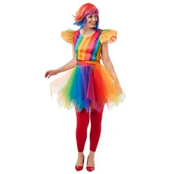 Kleid "Regenbogen", bunt