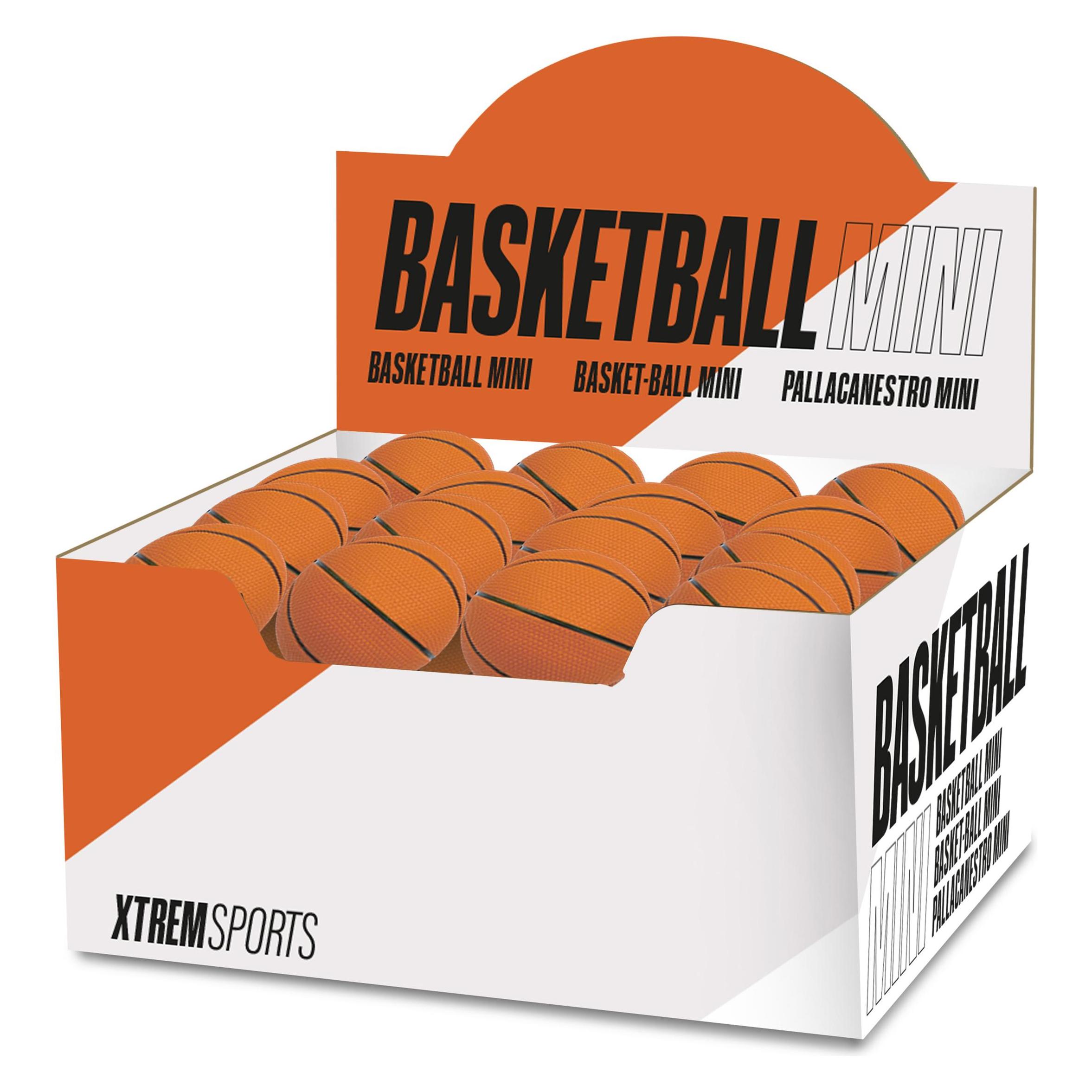Xtrem Sports Basketball Gummi 6cm im Thekendisplay (60281)