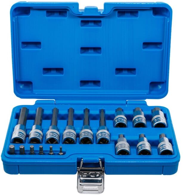 BGS technic BGS Jeu d’embouts, entraînement carré intérieur 6,3 mm (1/4