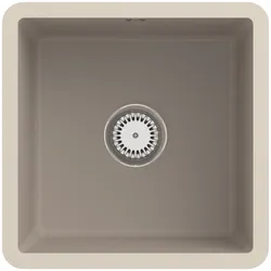Villeroy & Boch Unterbauspüle Subway 50 SU 440x440mm Ablgarn. aus Keramik Almond cplus, 332501AM 332501AM