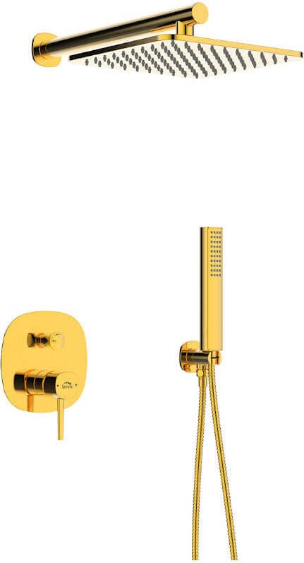 Loge Inbouw douchearmatuur met gouden set