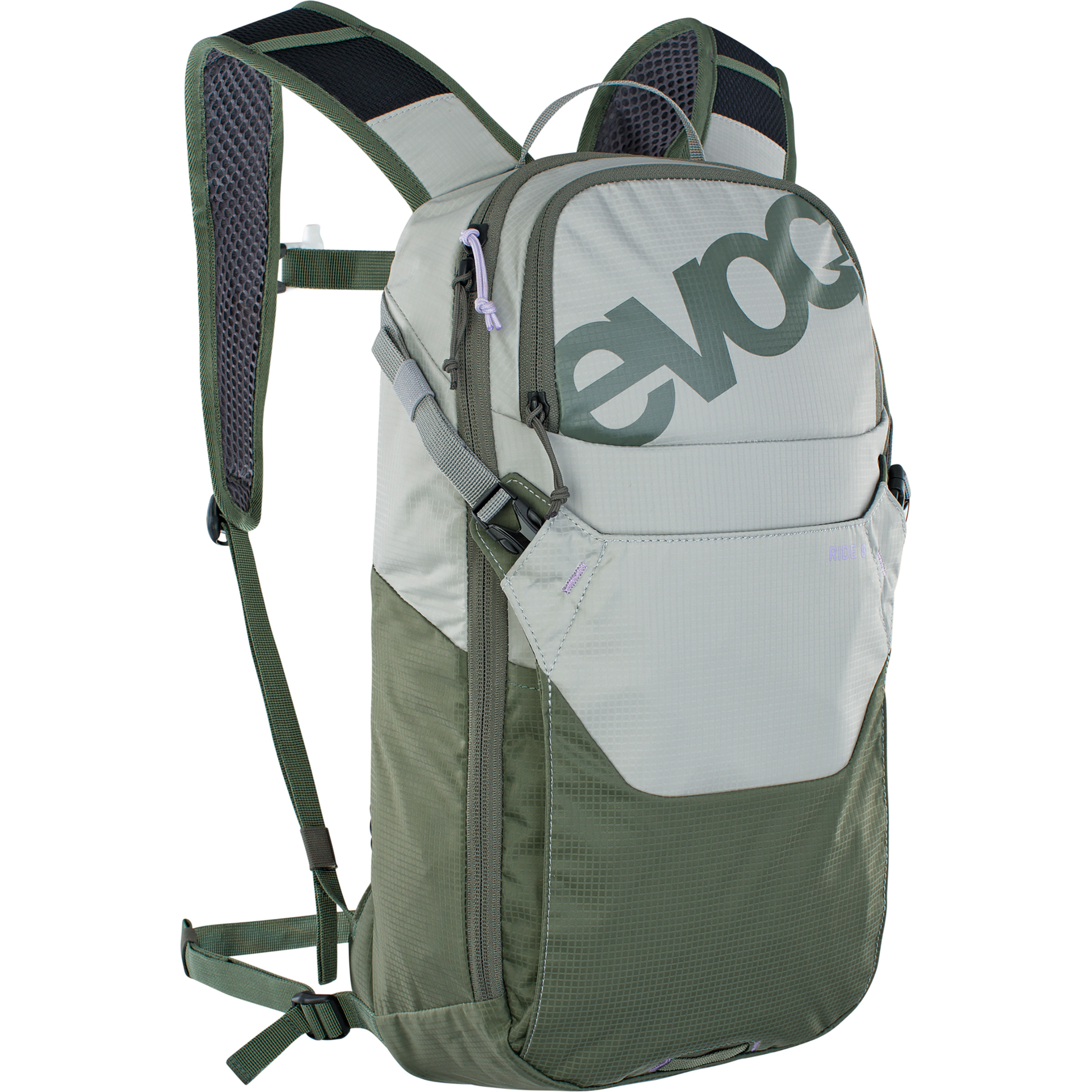 Evoc Ride 8 + Hydration Bladder 2 Fahrradrucksäcke grau Größe 8L Mountainbike | Gravel