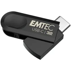 Emtec C280 USB-Stick 32 GB USB Typ-C 3.2 Gen 1 (3.1 Gen 1) Schwarz