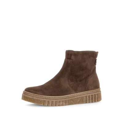 Stiefelette GABOR "Sportliche Stiefelette", Damen, Gr. 35,5, braun, Schuhe Stiefelette