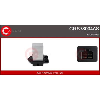 CASCO Widerstand, Innenraumgebläse CRS78004AS für HYUNDAI