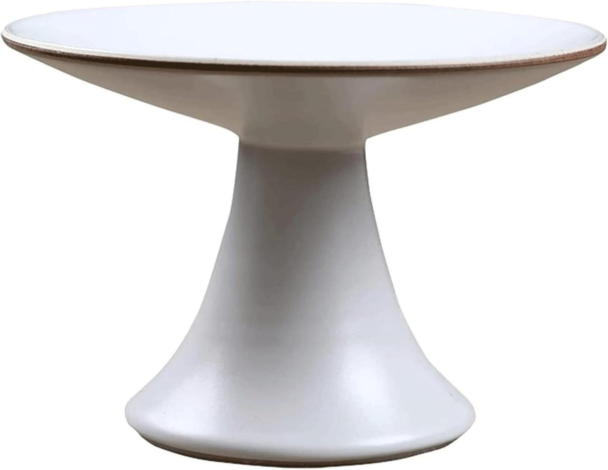 Witte keramische fruitschaal voor keukendecoratie