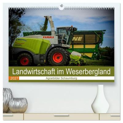 Landwirtschaft im Weserbergland (hochwertiger Premium Wandkalender 2027 DIN A2 quer), Kunstdruck in Hochglanz