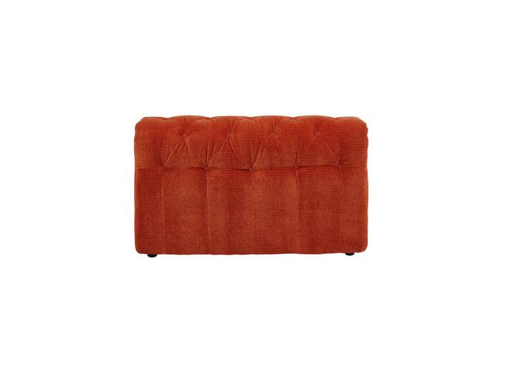 Kawola Sofa Sitzelement Sephi Rot Cord, Kunststoff, Füllung: Kaltschaum, 107x62x27 cm, Wohnzimmer, Sofas & Couches, Sofas, Modulsofas