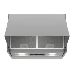 LE63MAC00 Zwischenbauhaube 60cm 368m3/h bei Abluft 3 Stufen Metallfettfilter