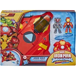 Hasbro Disney Jr. Serie Marvel's Iron Man und seine fantastischen Freunde Iron Jet Action-Set