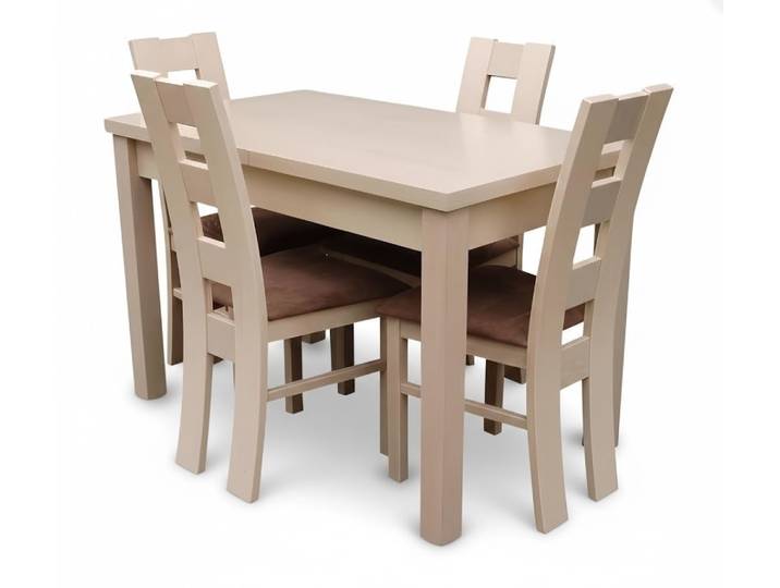 Xlmoebel Essgruppe Esszimmer Set Tisch 4 Stühle Gruppe 5tlg. Sofort, (Essgruppe, 5-tlg., 5tlg), Hergestellt in Europa