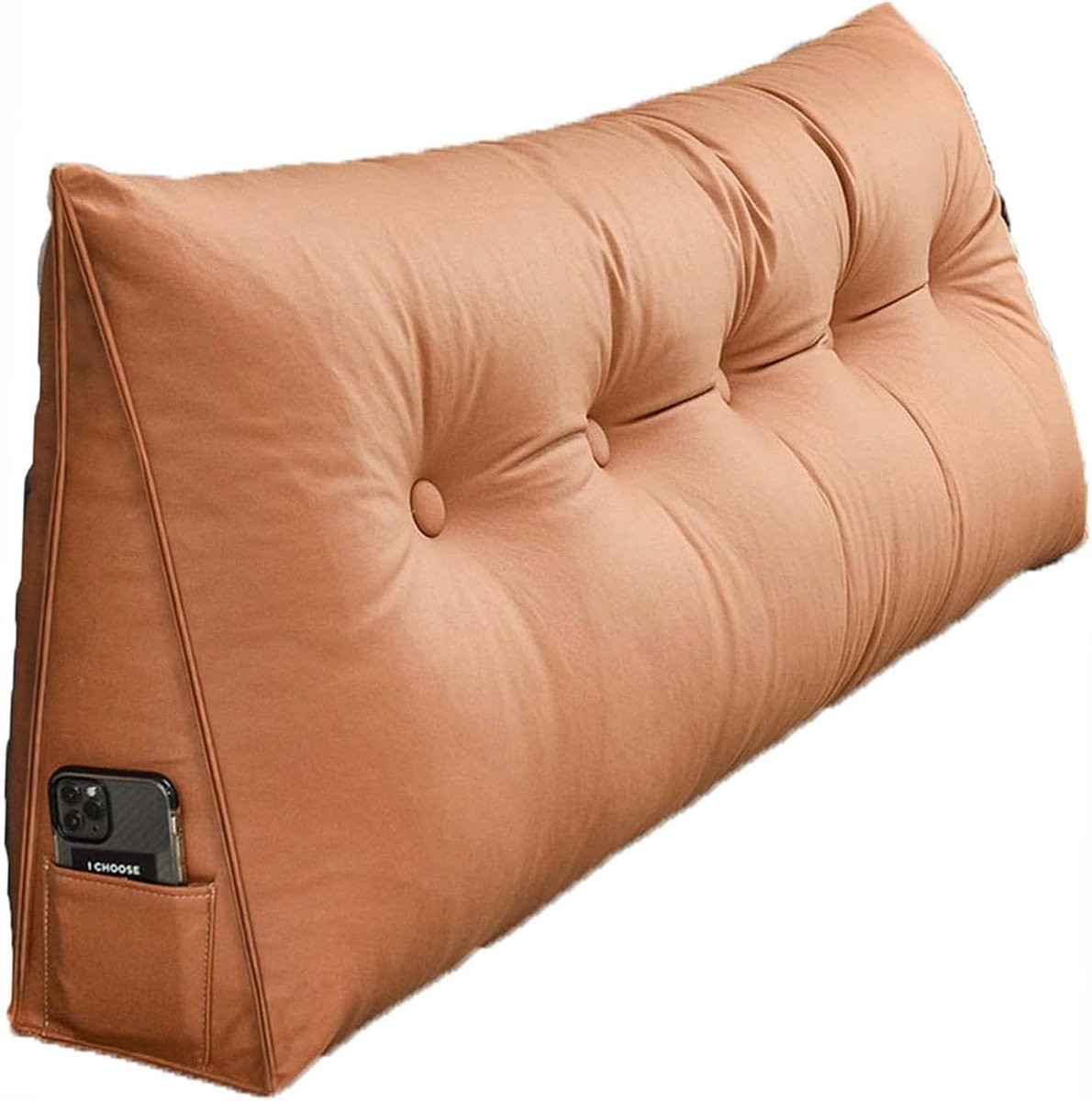 Ergonomisch Driehoekig Leeskussen voor Volwassenen - Wigkussen voor Rugondersteuning - B/D/H: 149,9 x 20 x 50 cm