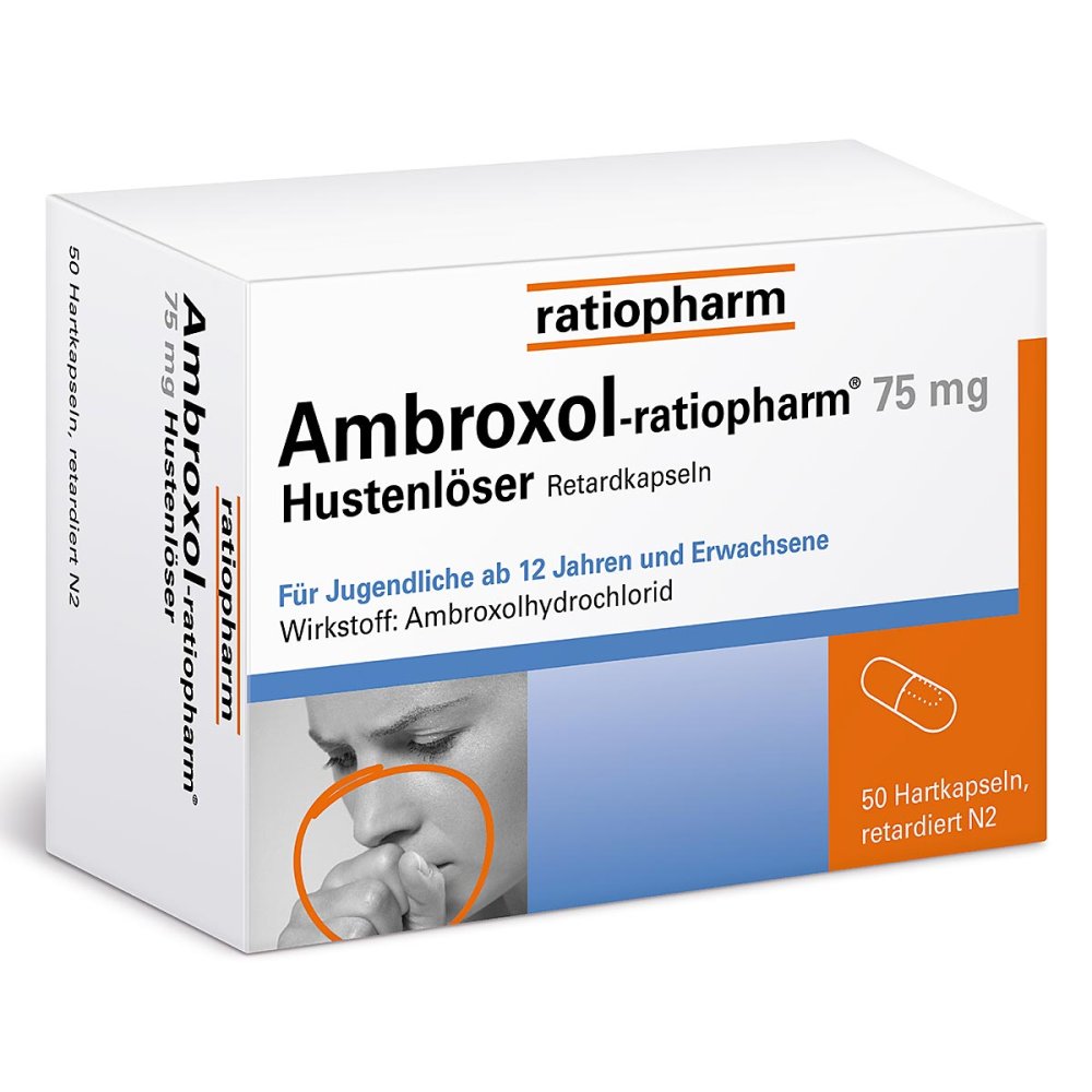 ratiopharm GmbH Ambroxol-ratiopharm® 75 mg Hustenlöser Retardkapseln 00680940