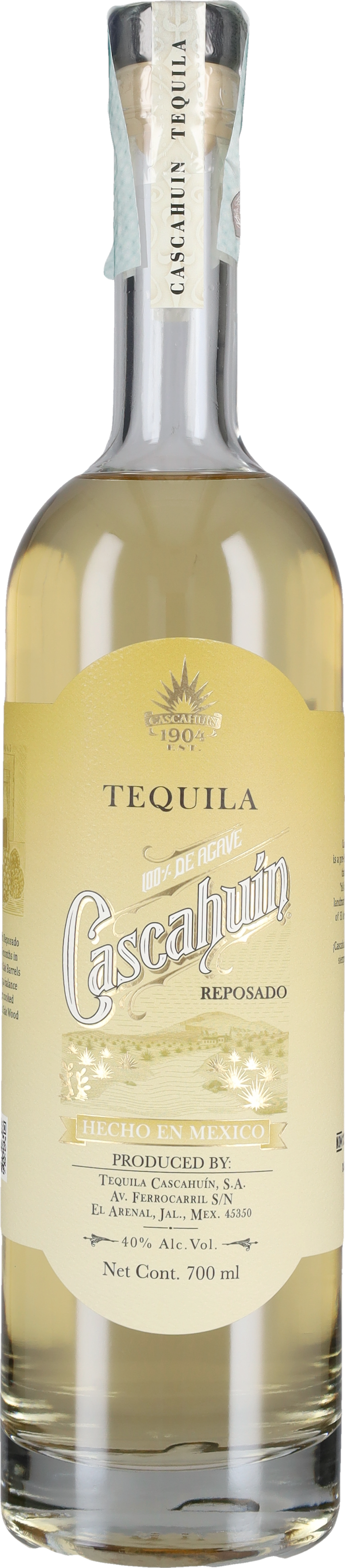 Cascahuin Tequila Reposado