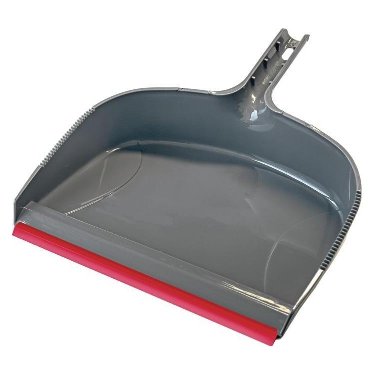 Peggy Perfect Kehrschaufel MEGA mit Lippe Kunststoff grau Blatt L330xB400 mm (1 Stk.) (3181)