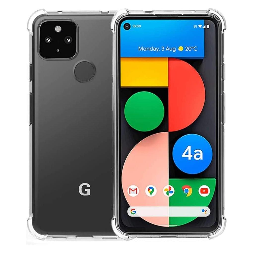 Screenguard Google Pixel 4a 5G Hülle Crystal Soft Airbag Bumper (Google Pixel 4a 5G) (00031152)