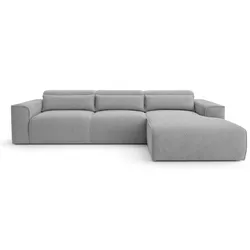 ECKSOFA L Form Ruyam Altrosa 310/165/78 cm – Schlaffunktion Rechts