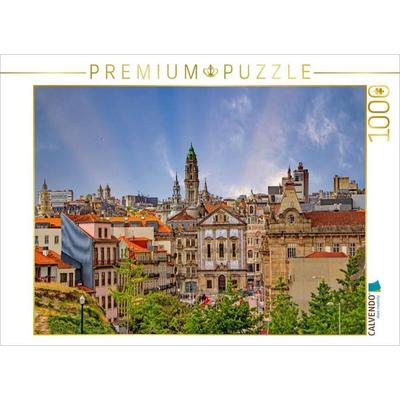 CALVENDO Puzzle Die historische Altstadt in Porto | 1000 Teile Lege-Größe 64 × 48 cm Foto-Puzzle für glückliche Stunden, von , Calvendo Puzzle