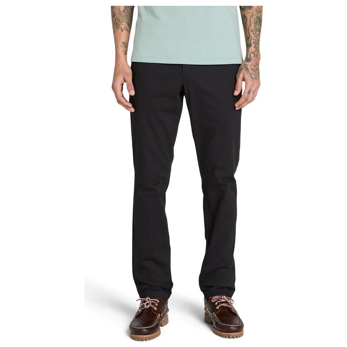 Timberland Mens Twill Chino Pant (slim) black 34W 34L TB0A2BYY0011-34W-34L