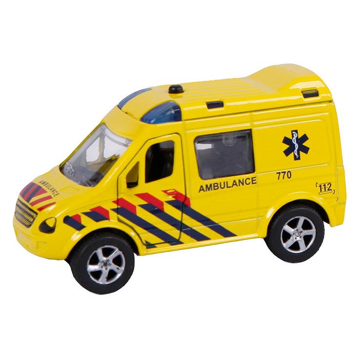 2-Play Druckguss Pull Back Ambulance NL Licht und Ton (19825602)