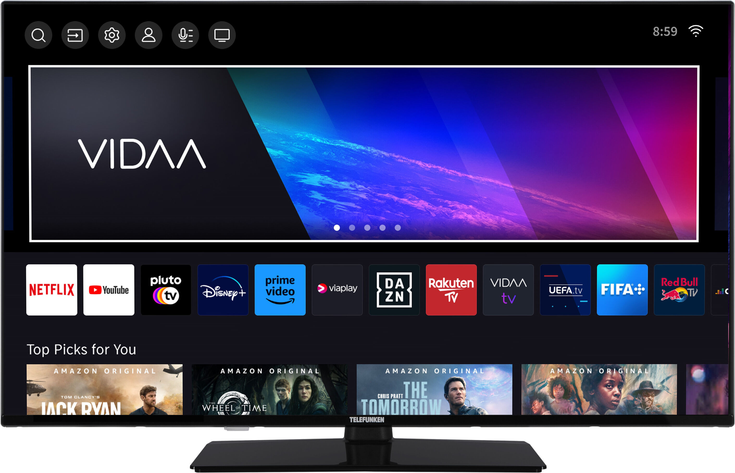 TELEFUNKEN Fernseher »XUVP750M VIDAA«, Smart TV