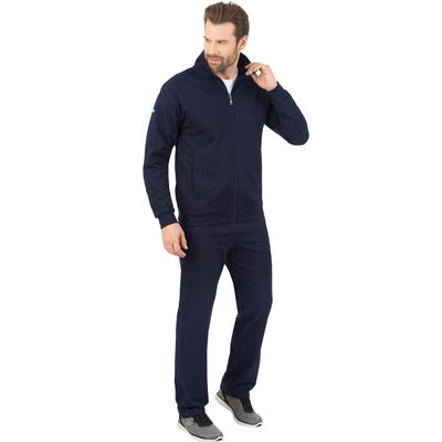 Jogginganzug TRIGEMA "TRIGEMA Jogginganzug", Herren, Gr. XXL, blau (navy), Sweatware, 70% Baumwolle, 30% Polyester, Sportanzüge Jogginganzug