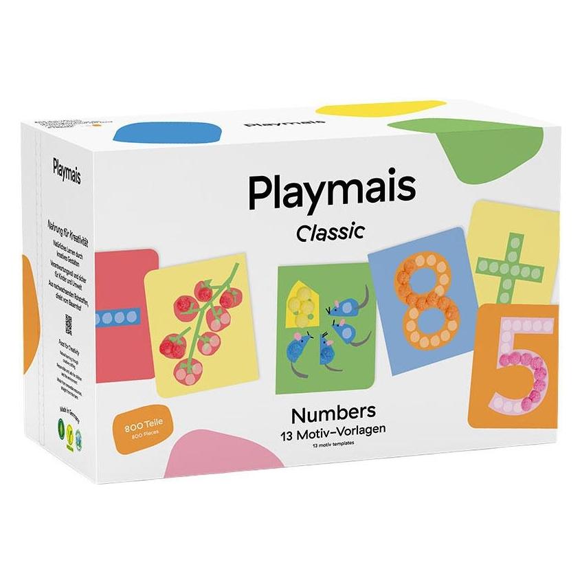 PlayMais Klassische Zahlen - 800 Stück. (4041077012899-4041077012899)