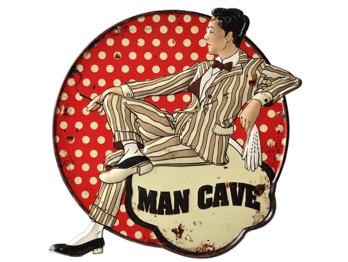 Plaque Mural ''Man Cave''